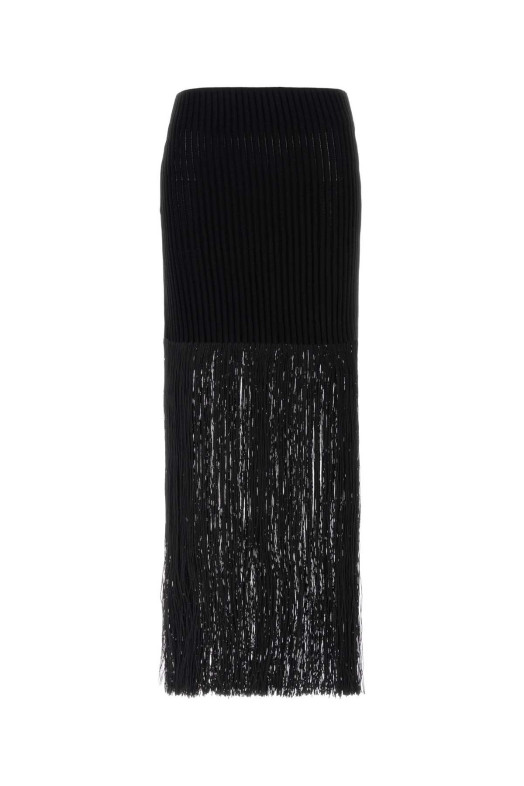 Black jersey skirt ALAIA (AA9J2574K217D)