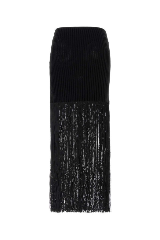 Black jersey skirt ALAIA (AA9J2574K217D)