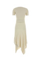 Ivory jersey dress Black ALAIA (AA9R3137J090D)