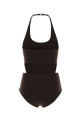 Chocolate stretch nylon swimsuit ALAIA (AA9W0095J105D)