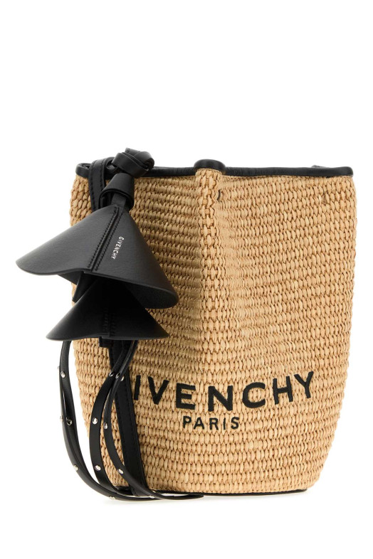 Raffia nano Span bucket bag Multicolor GIVENCHY (BB60QTB2F6)