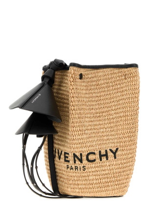 Raffia nano Span bucket bag Multicolor GIVENCHY (BB60QTB2F6)