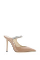 Skin pink leather Bing 100 mules Powdery JIMMY CHOO (BING100PAT)