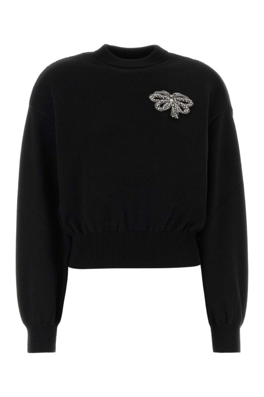 Black wool blend sweater GIVENCHY (BW90WM4ZV2)