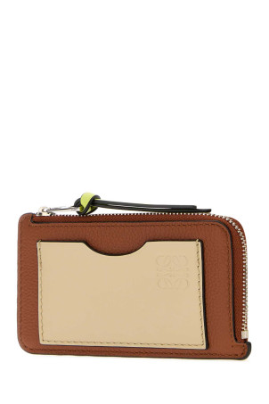 Caramel leather card holder LOEWE (C660Z40X09)