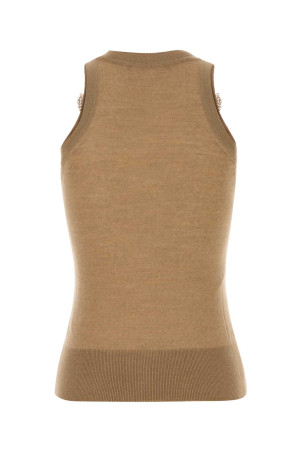 Camel wool vest ERMANNO SCERVINO (D495L309APCTATL)