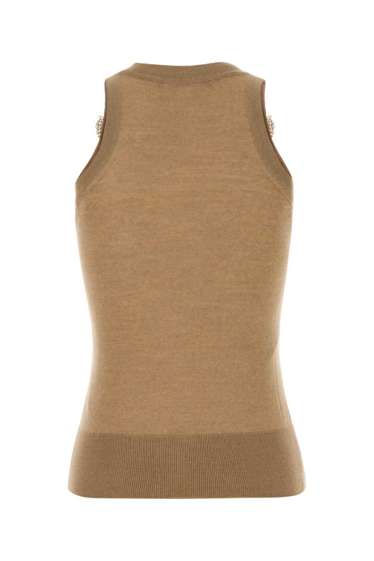 Camel wool vest ERMANNO SCERVINO (D495L309APCTATL)