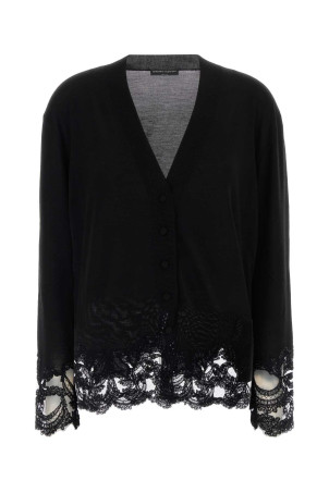 Black wool cardigan ERMANNO SCERVINO (D495N315APCTATLATL)