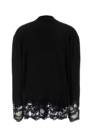 Black wool cardigan ERMANNO SCERVINO (D495N315APCTATLATL)