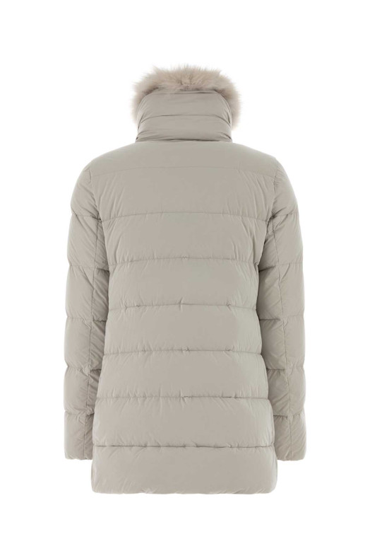 Light grey nylon blend Dorado down jacket Black MOORER (DORADOFUROS)