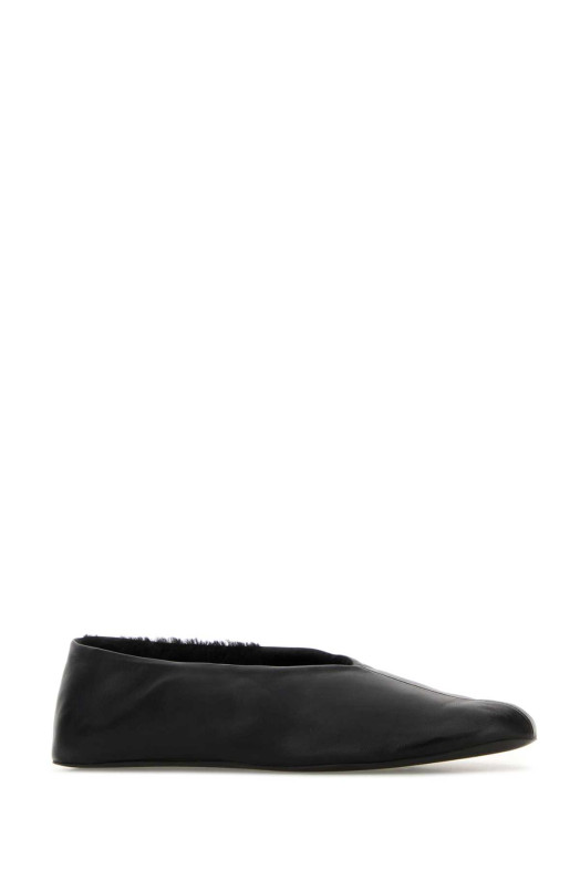 Black leather Stella ballerinas Black THE ROW (F1638N66SH02)