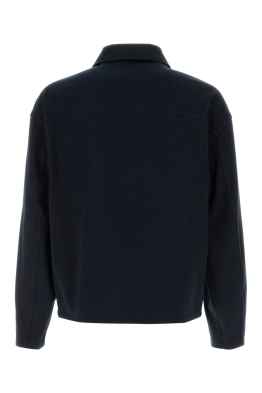 Navy blue cotton jacket Black LOEWE (H526Y02WFG)