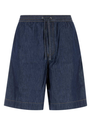 Blue chambray bermuda shorts Blue LOEWE (H526Y1GX02)
