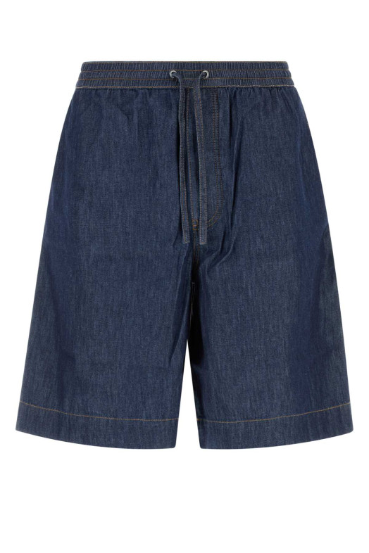 Blue chambray bermuda shorts Blue LOEWE (H526Y1GX02)