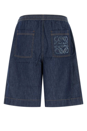 Blue chambray bermuda shorts Blue LOEWE (H526Y1GX02)