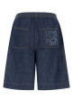 Blue chambray bermuda shorts Blue LOEWE (H526Y1GX02)