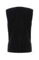 Black polyester vest HOMME PLISSE' ISSEY MIYAKE (HP67JE511)