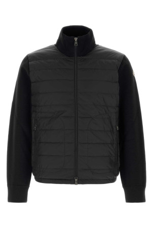 Black knit cardigan Black MONCLER (L20919B50700A9341)