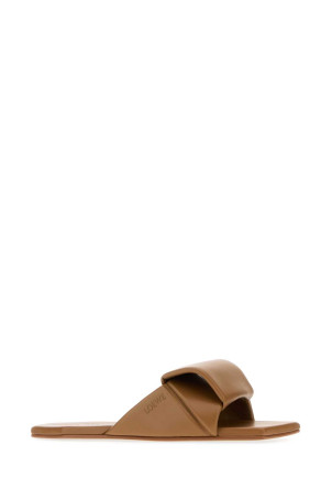 Camel leather Origami slippers LOEWE (L815465XBD)