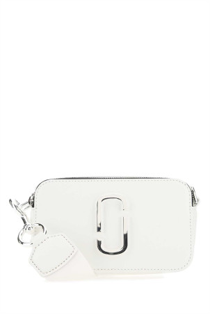 White leather small The Snapshot crossbody bag White MARC JACOBS (M0014867)