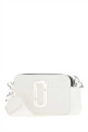 White leather small The Snapshot crossbody bag White MARC JACOBS (M0014867)