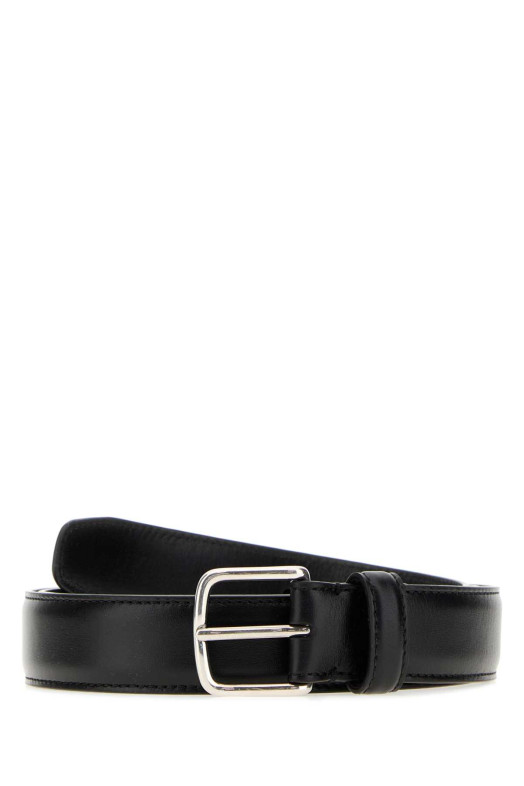 Black leather belt THE ROW (M1009L60)