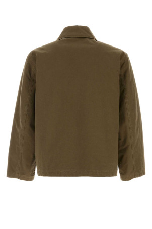 Olive green canvas Rafi jacket THE ROW (R000162W5067)