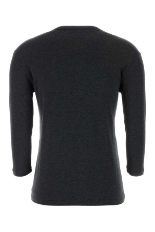 Charcoal cotton blend Alena cardigan THE ROW (R000292K794)