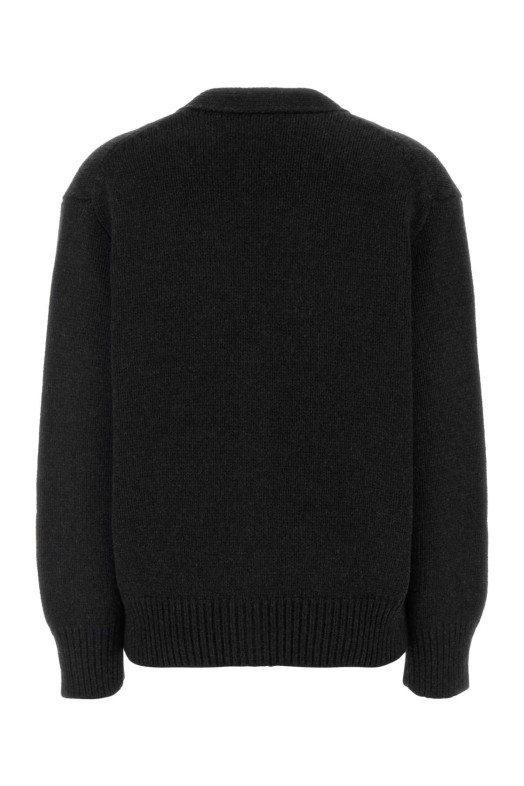 Slate stretch cashmere blend Pranavi cardigan THE ROW (R001201Y120)