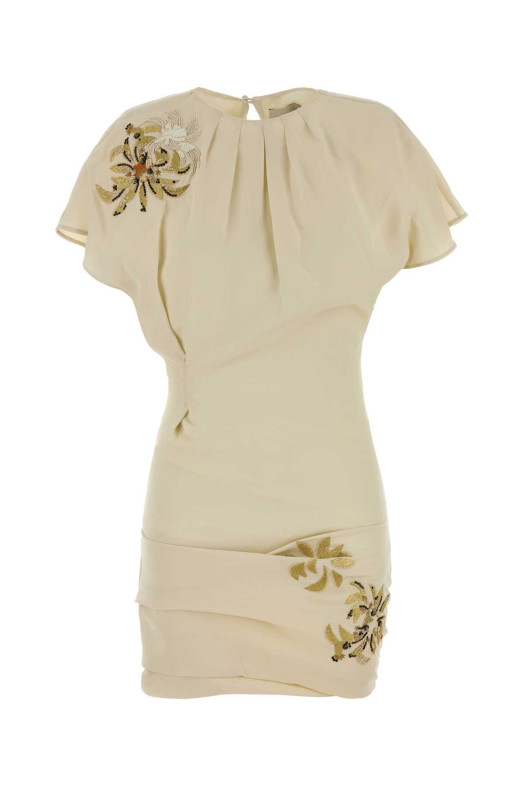 Cream crepe Sakia dress ISABEL MARANT (RO1083FAD3J04I)