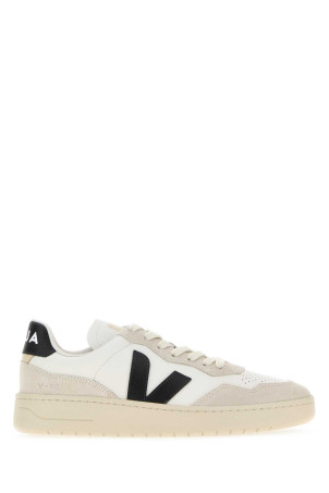 Two-tone leather and suede V-90 sneakers VEJA (VD2021061)