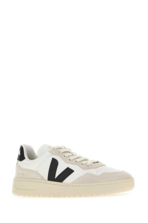 Two-tone leather and suede V-90 sneakers VEJA (VD2021061)