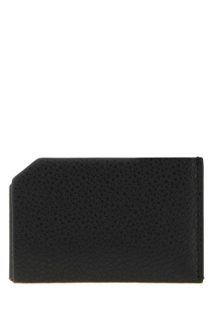 Black leather card holder Black THE ROW (W2181ML694)