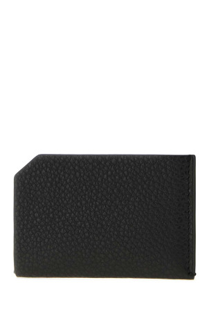 Black leather card holder Black THE ROW (W2181ML694)