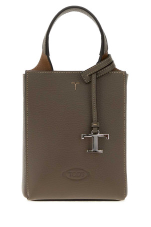 Dove grey leather phone holder TOD'S (XBWAPAR0000QRI)