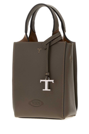 Dove grey leather phone holder TOD'S (XBWAPAR0000QRI)