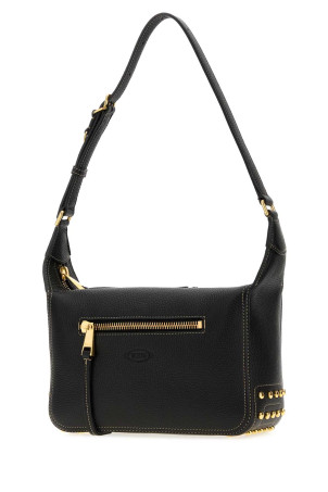 Black leather shoulder bag BLUE TOD'S (XBWGMTH0100VRO)