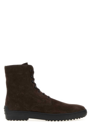 Dark brown suede ankle boots TOD'S (XXM84L0GK50RE0)