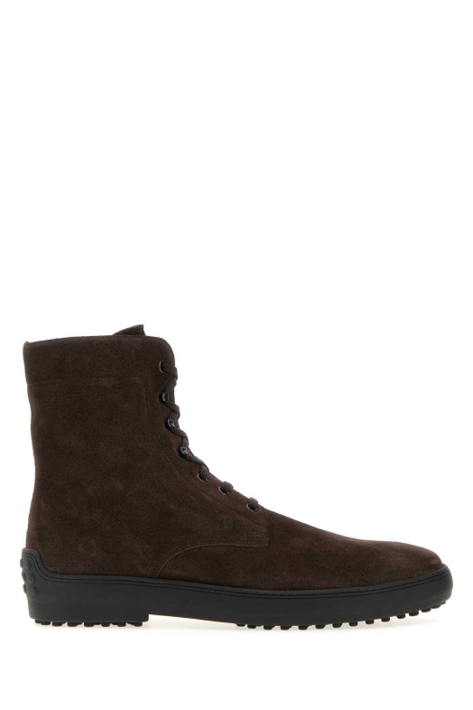 Dark brown suede ankle boots TOD'S (XXM84L0GK50RE0)