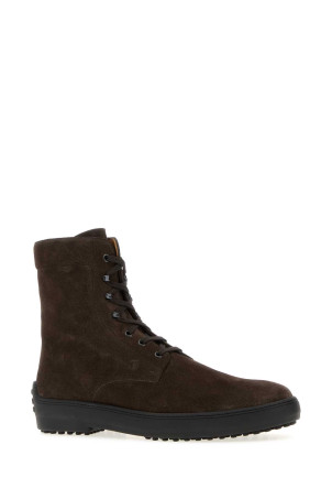 Dark brown suede ankle boots TOD'S (XXM84L0GK50RE0)