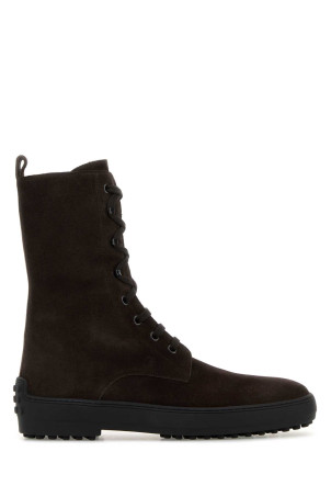 Brown suede Winter ankle boots TOD'S (XXW84L0JU70RE0)