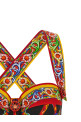 'Carretto' Bustier Top Multicolor