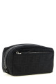 Small double zip beauty Black
