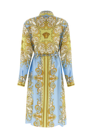 'Spring Barocco' dress BLUE
