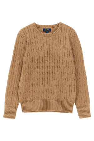 Braided sweater Beige