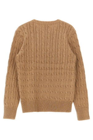 Braided sweater Beige