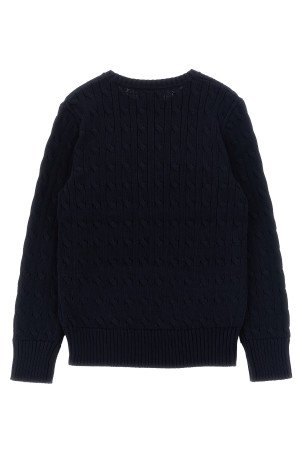 Braided sweater Blue