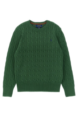 Braided sweater Green
