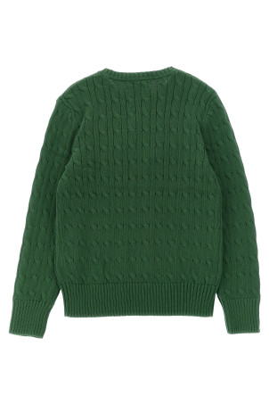 Braided sweater Green