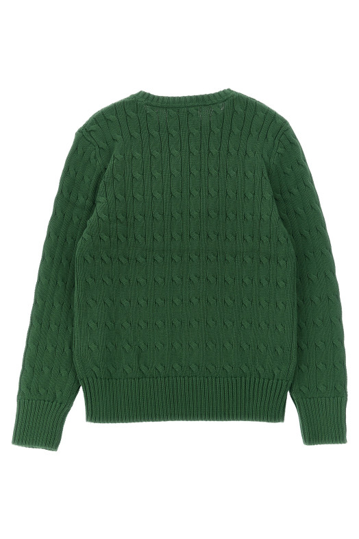 Braided sweater Green